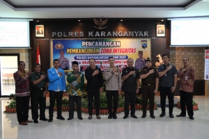 PERANCANGAN PEMBANGUNAN ZONA INTEGRITAS OLEH POLRES KARANGANYAR