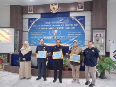 SEMESTER 1 TAHUN 2024, PENGADILAN AGAMA KARANGANYAR SABET 3 PENGHARGAAN DAN 1 APRESIASI DARI KPPN SRAGEN