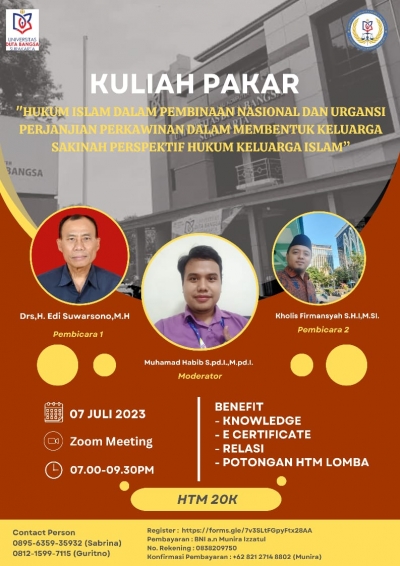 HAKIM PENGADILAN AGAMA KARANGANYAR MENJADI PEMBICARA PADA &ldquo;KULIAH PAKAR&rdquo; UNIVERSITAS DUTA BANGSA
