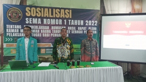 SOSIALISASI SEMA NO. 01 TAHUN 2022 TENTANG OPTIMALISASI PRODEO