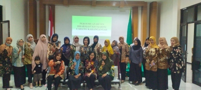 PERTEMUAN RUTIN DHARMAYUKTI KARINI CABANG KARANGANYAR BULAN FEBRUARI 20233