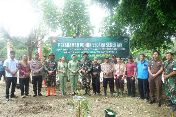CEGAH BANJIR, PENANAMAN POHON JADI SOLUSI KABUPATEN KARANGANYAR