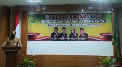 PENGADILAN AGAMA KARANGANYAR  GELAR HARI JADI  KE-58