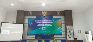 STAFF SUB-BAGIAN PTIP PENGADILAN AGAMA KARANGANYAR MENGHADIRI EVALUASI ANGGARAN, ASISTENSI SAKTI, DAN FGD PERPAJAKAN OLEH KPPN SRAGEN