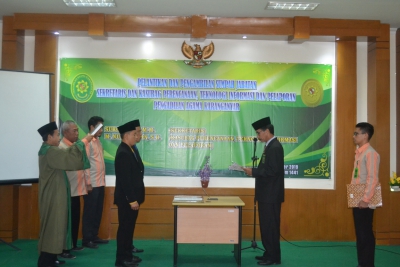 Pelantikan Sekretaris dan Kasubag PTIP