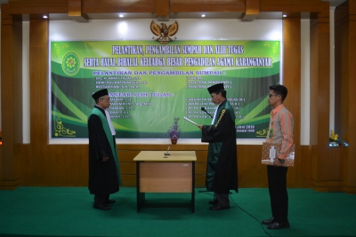 Pelantikan Hakim dan Pengambilan Sumpah Panitera Pengganti Pengadilan Agama Karanganyar